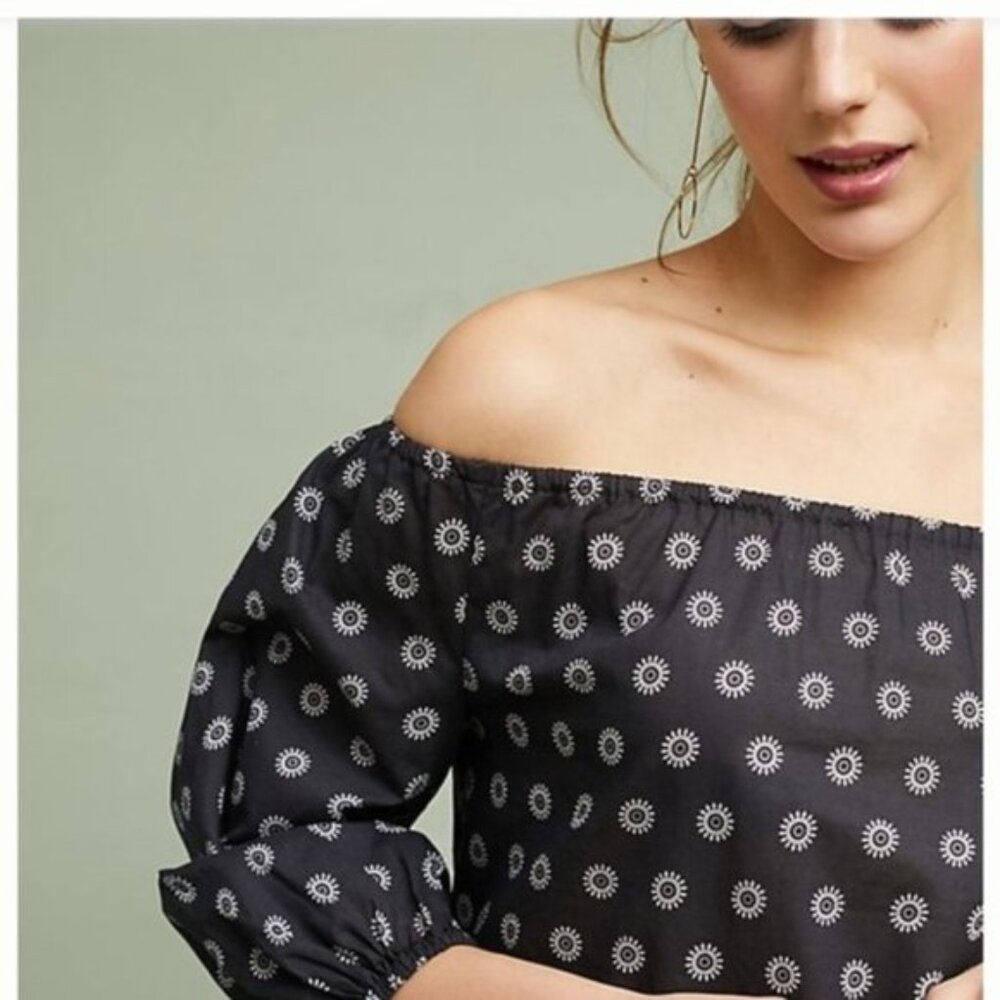 ANTHROPOLOGIE Maeve Maiden Off The Shoulder EUC M
